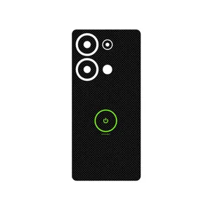 MAHOOT Minimal Power Button Cover Sticker for Xiaomi Poco M6 Pro 4G
