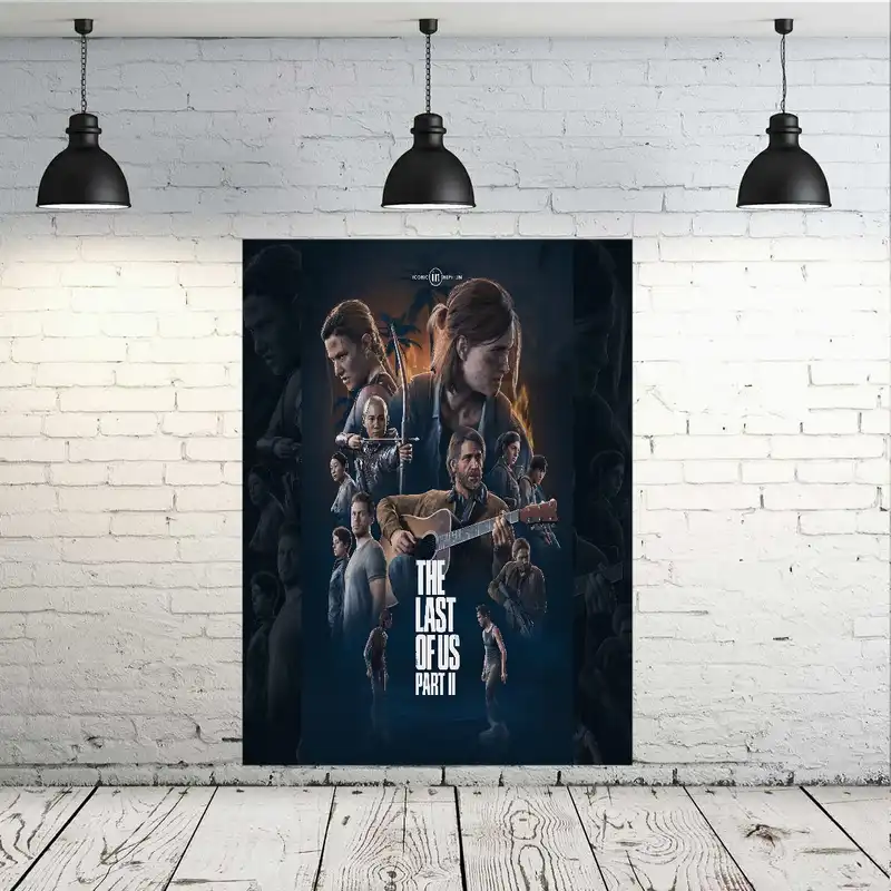 پوستر دیواری طرح گیم The Last of Us II مدل SDP6504
