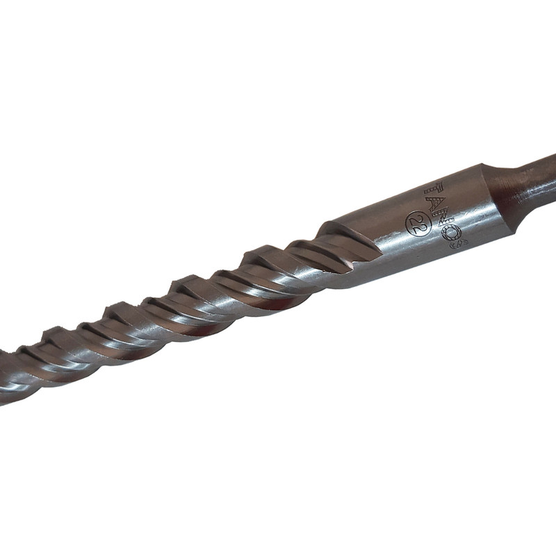 مته چهار شیار تانوس کد 22x460 سایز 22 میلیمتر