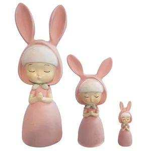 مجسمه مدل دختر عروسکی مجموعه 3 عددی