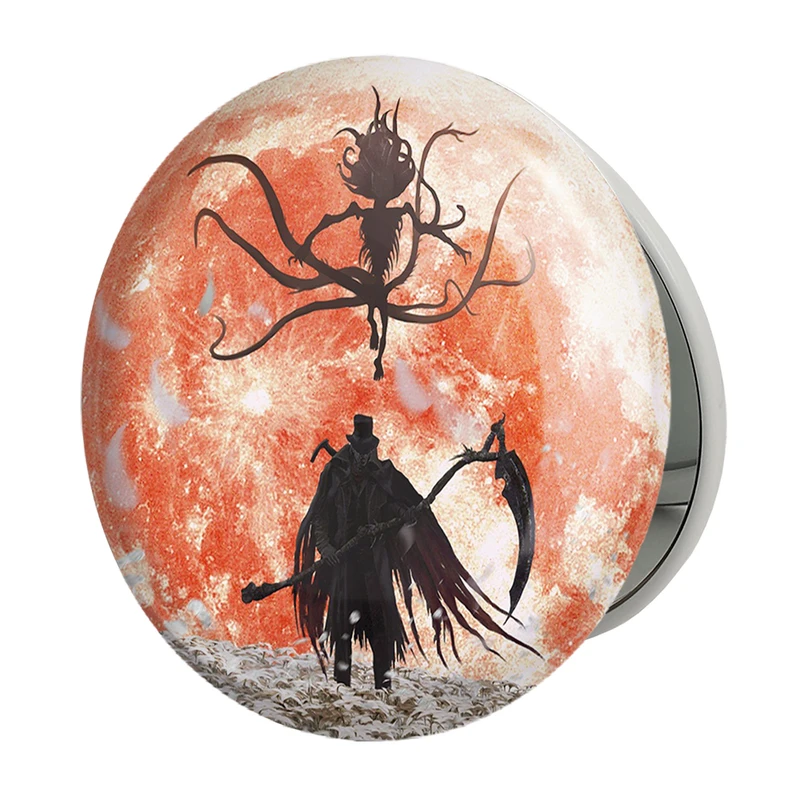 آینه جیبی خندالو طرح بازی بلاد بورن Blood Borne مدل تاشو کد 30066