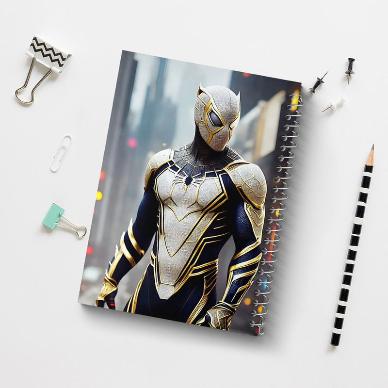 دفتر مشق 50 برگ خندالو طرح مرد عنکبوتی کد N1253