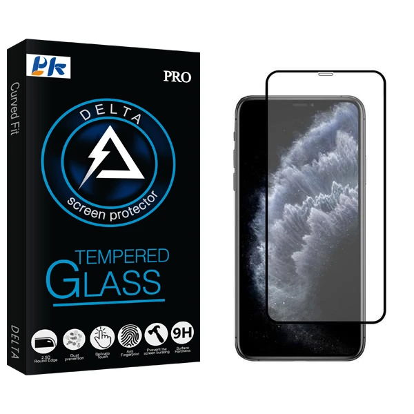 محافظ صفحه نمایش سرامیکی پی کی مدل Delta مناسب برای گوشی موبایل اپل iPhone 11