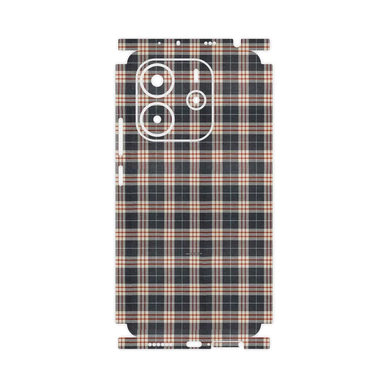 برچسب پوششی ماهوت مدل Fabric Texture 5-FullSkin مناسب برای گوشی موبایل شیائومی Redmi Note 14 4G