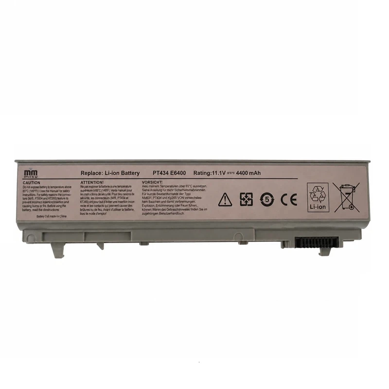 باتری لپ‌تاپ 6 سلولی دابل ام مدل PT434 مناسب برای لپ تاپ Latitude E6400 E6500