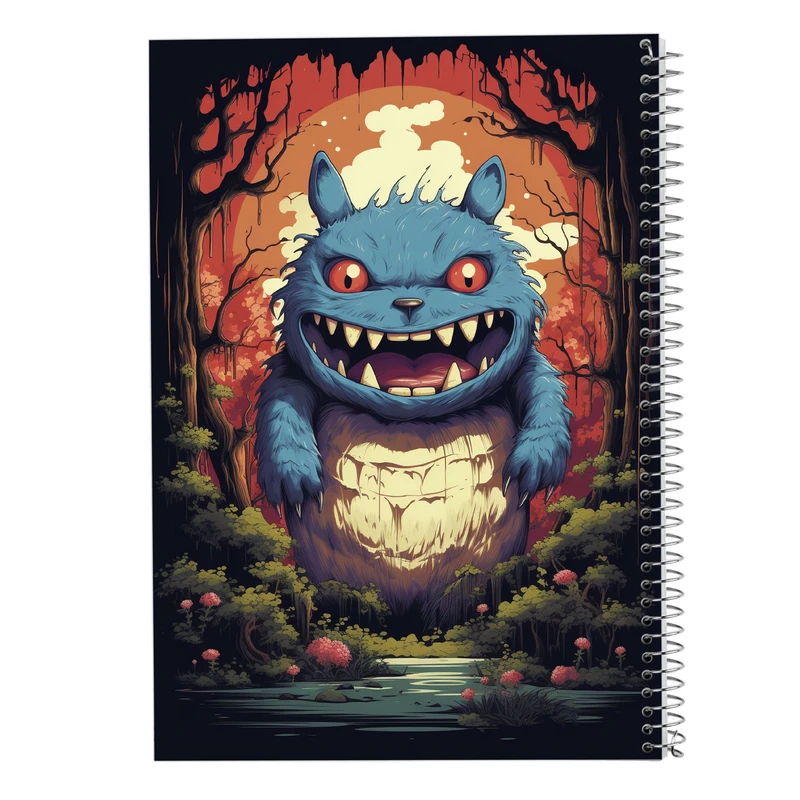 دفتر ژورنال نویسی 50 برگ مدوپد مدل نقطه ای طرح Ghibli کد DF2437