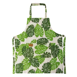 Home and Life Hansel Leaf Design Apron