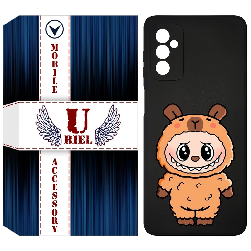 کاور یوریل قاب مدل KSH کد 110 طرح عروسک لبوبو مناسب برای گوشی موبایل سامسونگ Galaxy M52 5G