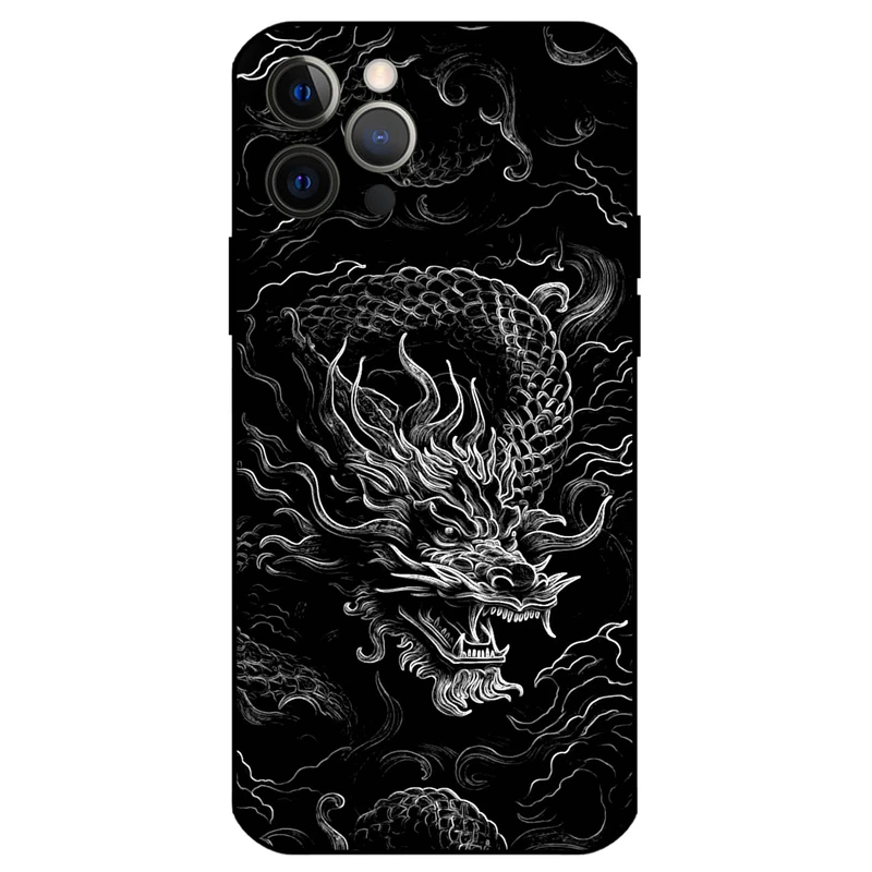 کاور مگافون طرح اژدها مدل 1897 مناسب برای گوشی موبایل اپل iPhone 12 Pro Max                 