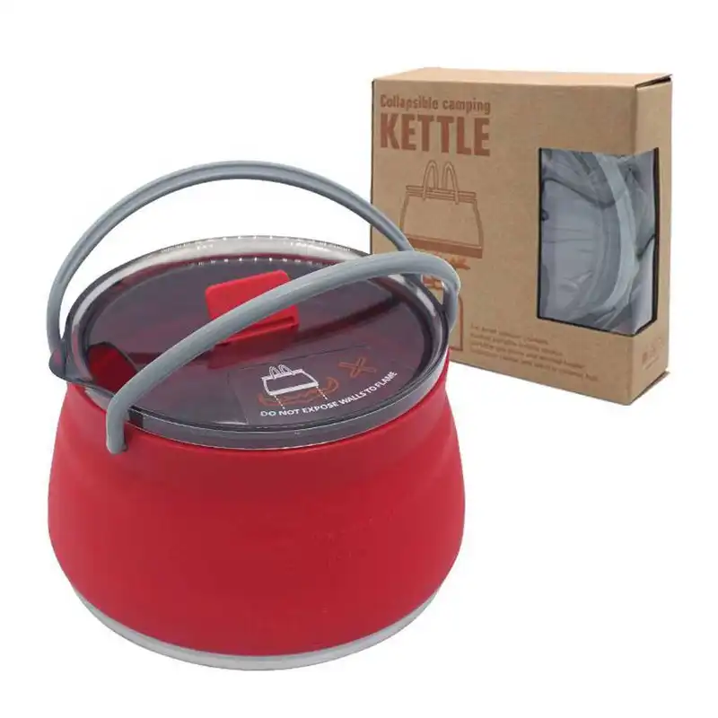 کتری سفری مدل تاشو سیلیکونی