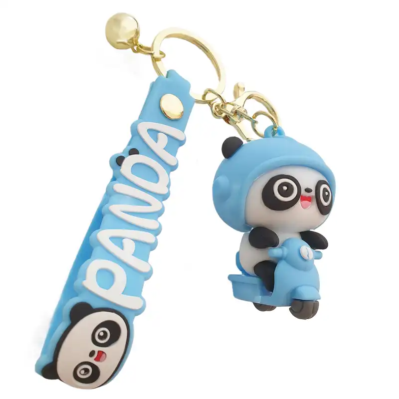 جاکلیدی مدل سیلیکونی طرح پاندا موتور سوار کد DB20