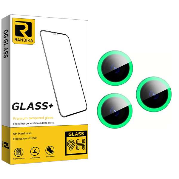 محافظ لنز دوربین راندیکا مدل GlassBLACKLIGHT مناسب برای گوشی موبایل اپل iPhone 13 pro