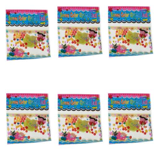 خاك ژله اي کریستالی مدل Seven Color كد 1268 بسته 6 عددی