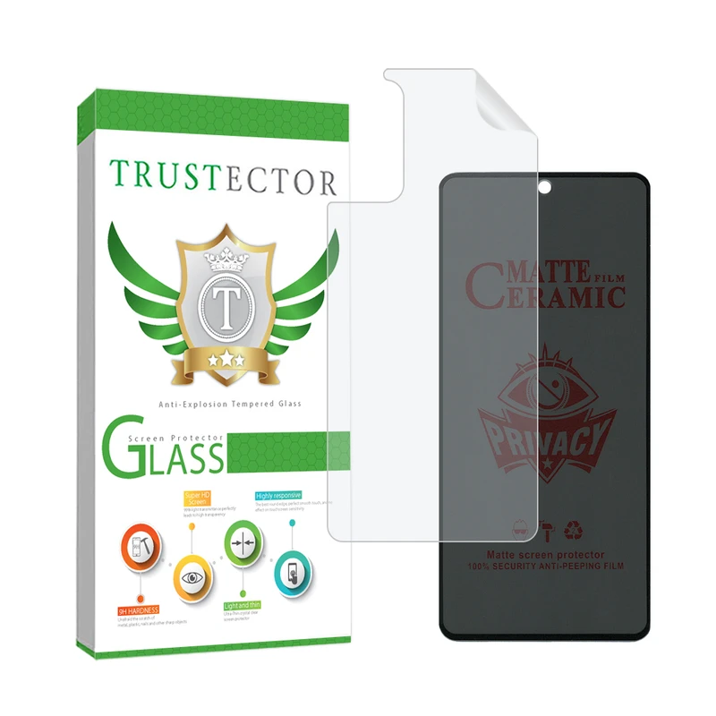 محافظ صفحه نمایش تراستکتور مدل CERPRIVNANOT مناسب برای گوشی موبایل سامسونگ Galaxy S20 FE / S20 FE 5G / S20 FE 2022 به همراه محافظ پشت گوشی
