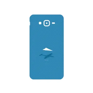 MAHOOT Minimal Paper Airplane Cover Sticker for Samsung Galaxy J7 Core
