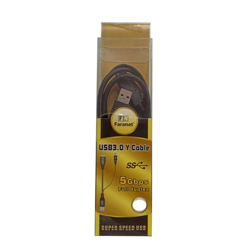 کابل تبدیل USB به Micro-B فرانت مدل FN-U3CY طول 0.5 متر