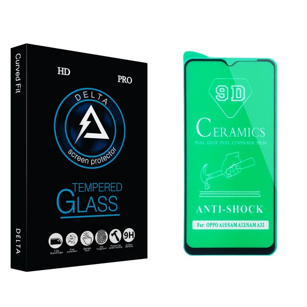 محافظ صفحه نمایش سرامیکی دلتا مدل Fit مناسب برای گوشی موبایل سامسونگ Galaxy A12