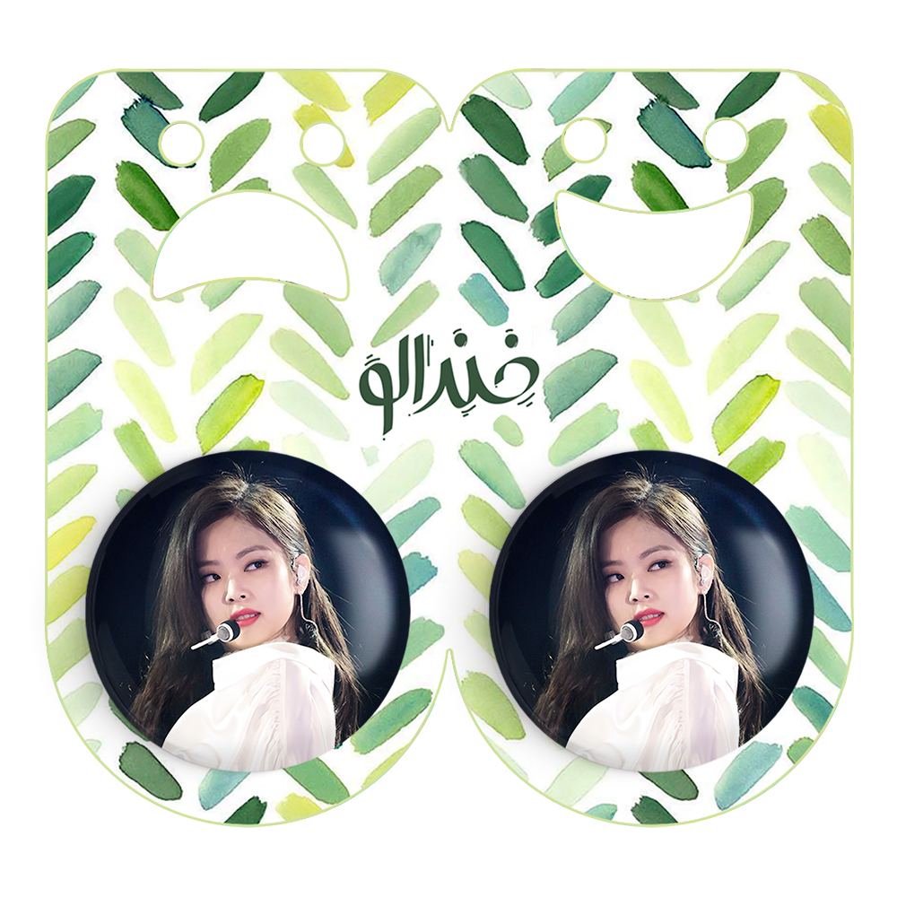 پیکسل خندالو مدل جنی بلک پینک کد 14068 به همراه مگنت