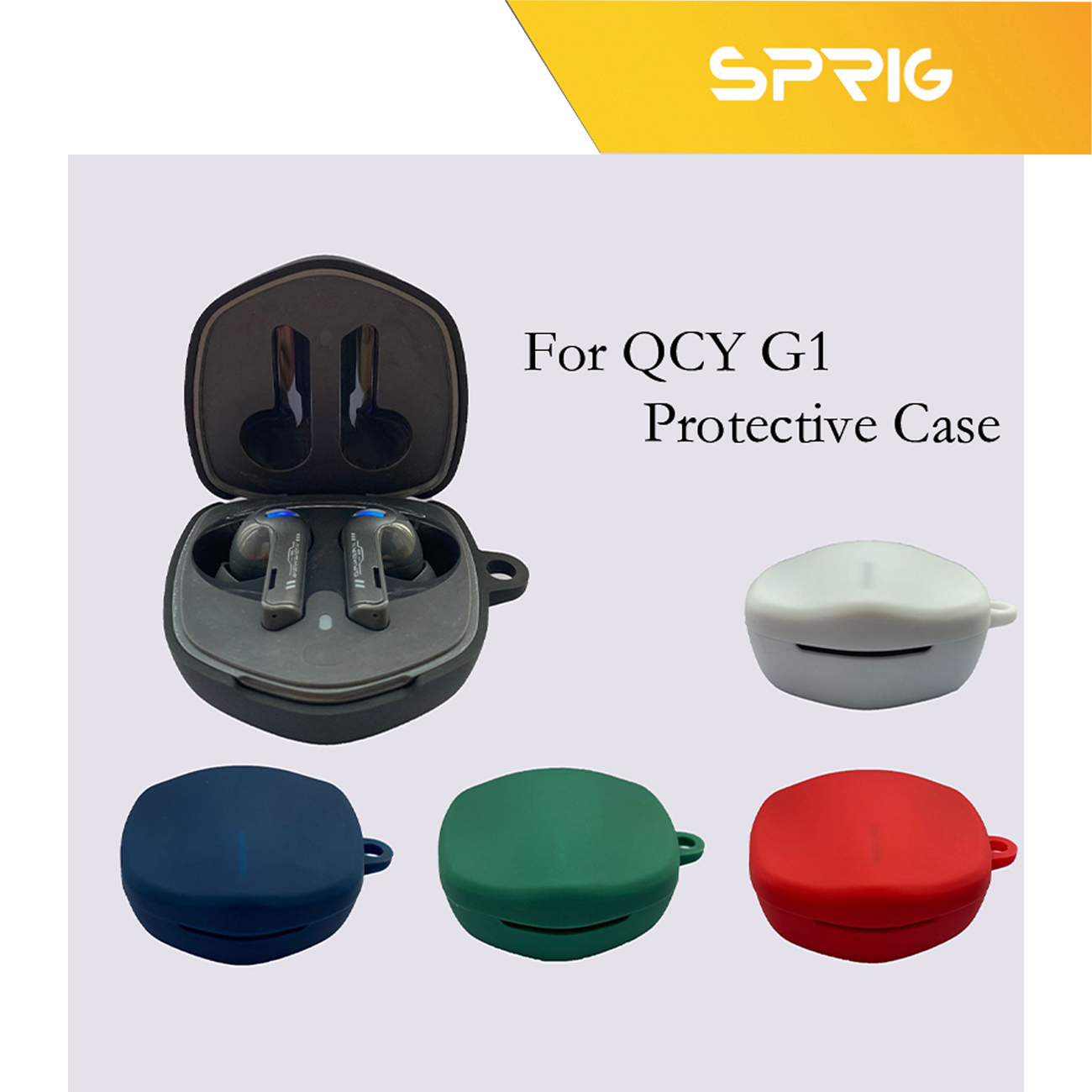 کاور اسپریگ مدل SiC-SP مناسب برای کیس هدفون بی سیم کیو سی وای G1