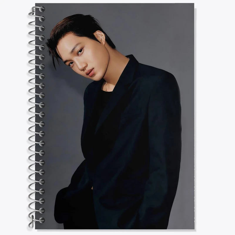 دفتر زبان 50 برگ خندالو مدل سه خط طرح کای گروه اکسو EXO کد 13387