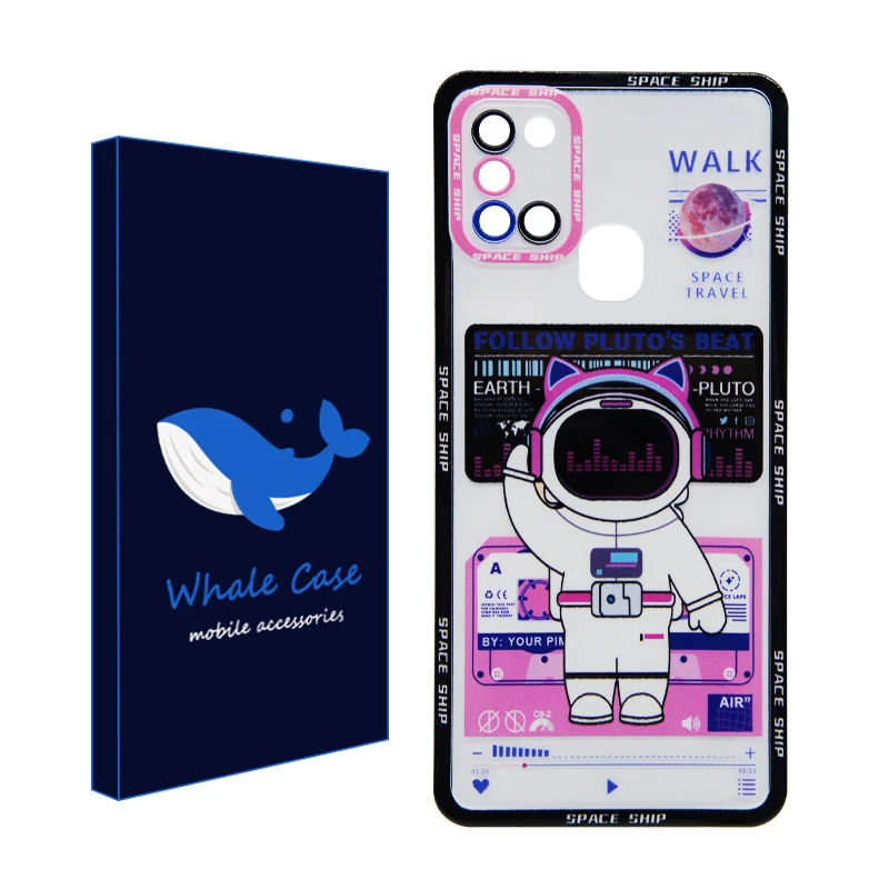 کاور وال کیس مدل Cat Walk مناسب برای گوشی موبایل سامسونگ Galaxy A21s