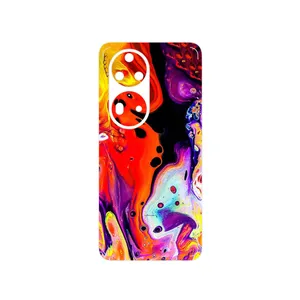 MAHOOT Abstract Oil Art Cover Sticker for Huawei P50 Pro