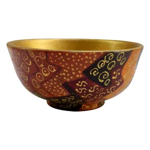 کاسه سفالی طرح چهل تیکه کد S3003