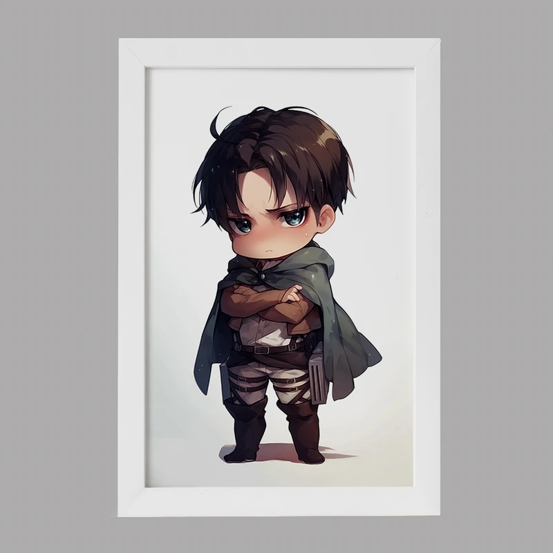 تابلو خندالو مدل انیمه اتک آن تایتان کد F2857