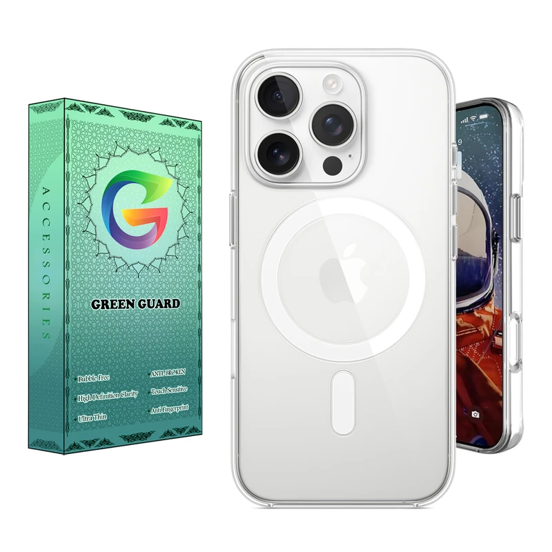 کاور گرین گارد مدل CR_Magsafe کد Clear 78 مناسب برای گوشی موبایل اپل Iphone 16 Pro Max