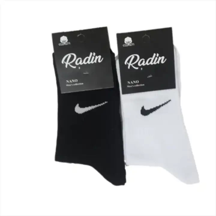 جوراب ورزشی ساق بلند مردانه مدل 2024 بسته 2 عددی