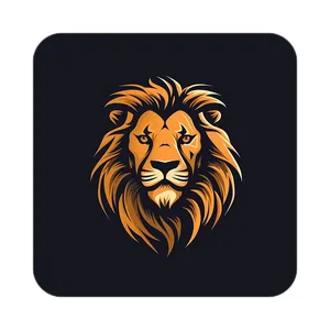 زیر لیوانی کاکتی طرح شیر مدل mp24119