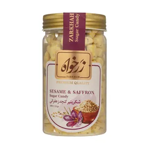 شکر پنیر کنجد زعفرانی زرخواه - 300 گرم