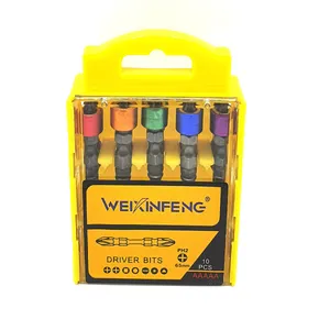 سری پیچ گوشتی دو سر چهار سو ویکسینفنگ مدل 63 بسته 10 عددی