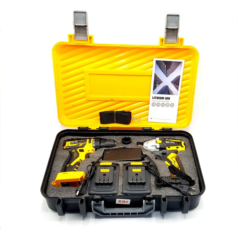 بکس و دریل دی ال تی سی کد cr8989 مجموعه 2 عددی