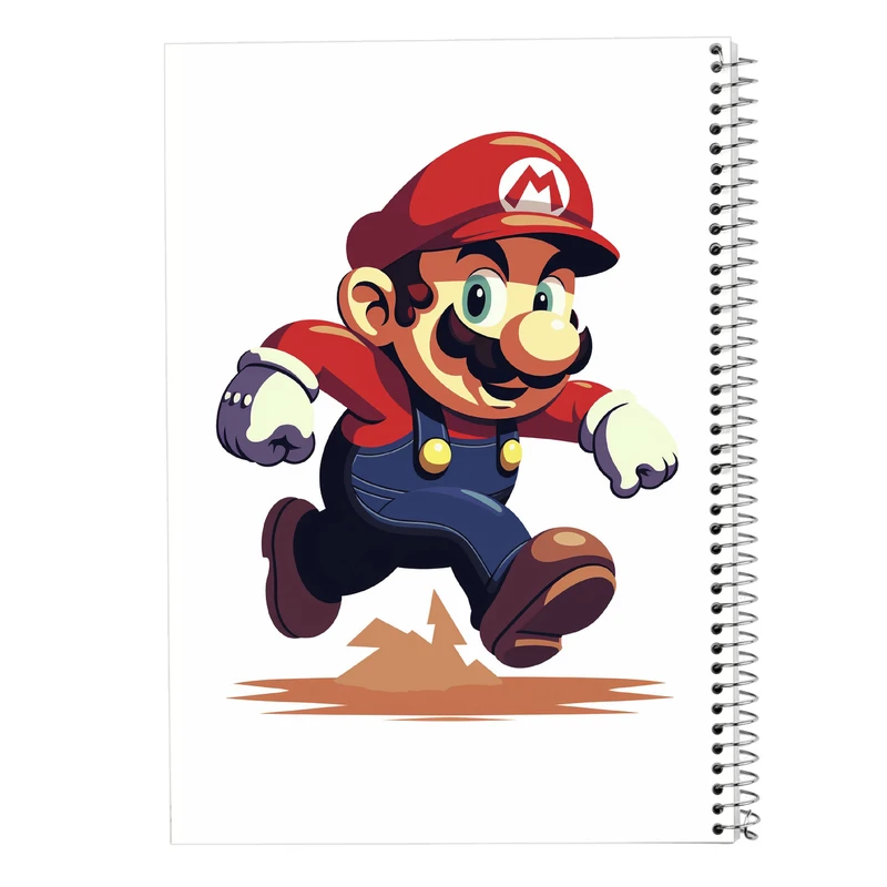 دفتر شطرنجی 50 برگ مدوپد مدل سوپرماریو super mario کد DF2846