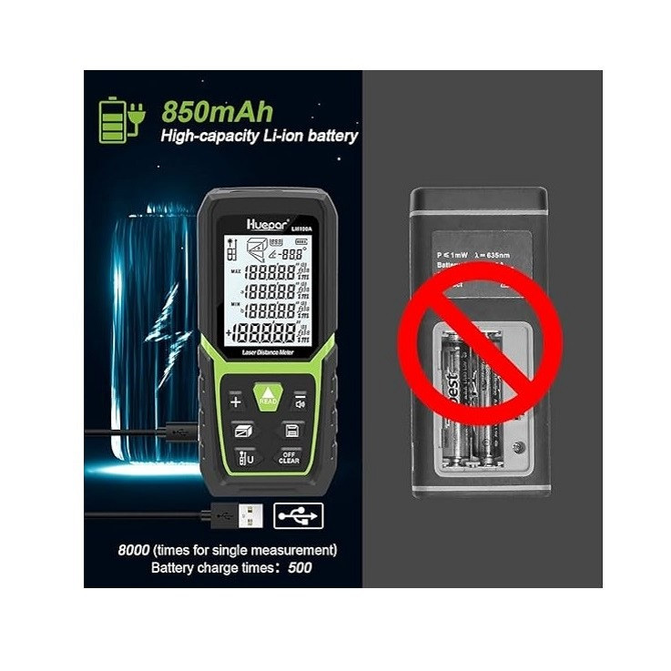 متر لیزری هوپار مدل LM100A