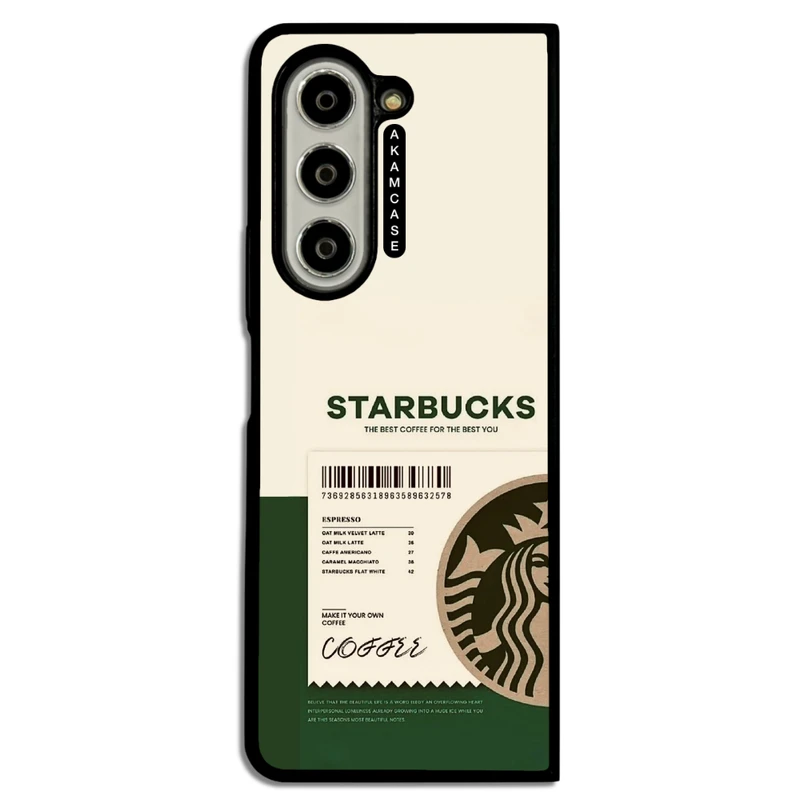 کاور آکام مدل AMC-WSGZFOLD5-STARBUCKS-43 مناسب برای گوشی موبایل سامسونگ Galaxy Z Fold 5