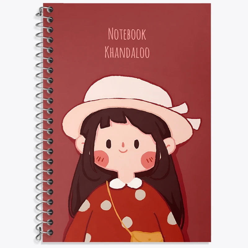 دفتر لغت 50 برگ خندالو طرح دخترانه کیوت کد N3497