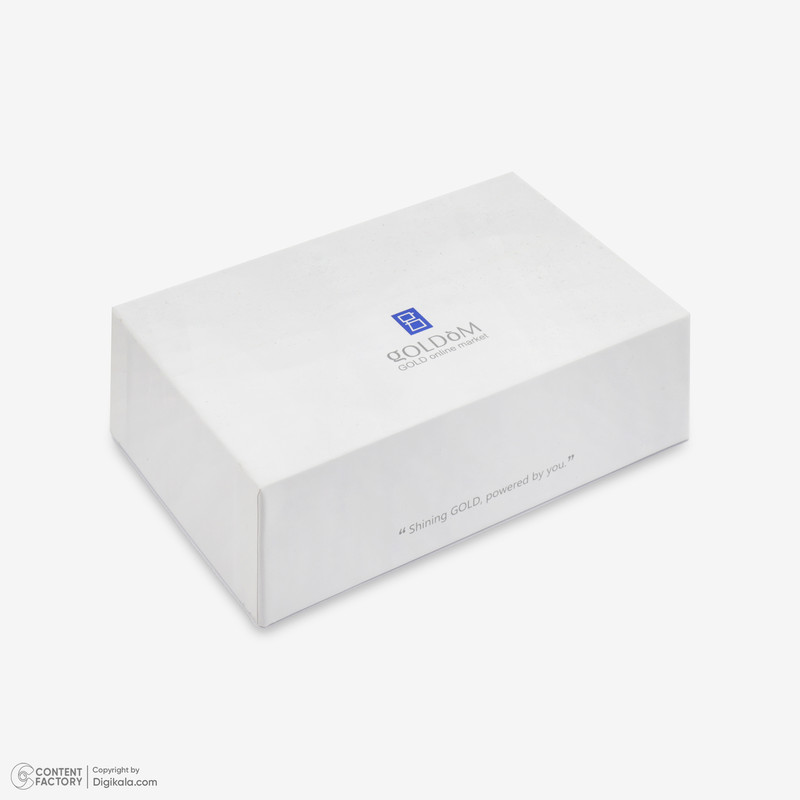 گوشواره حلقه‌ای طلا 18 عیار زنانه گلدم مدل E253008 - 6