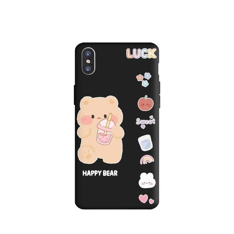 کاور قاب گارد طرح خرس اسموتی کد a885 مناسب برای گوشی موبایل اپل iphone Xs Max