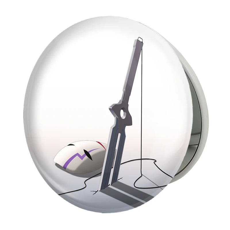 آینه جیبی خندالو طرح هی انیمه تاریک تر از سیاهی Darker Than Black مدل تاشو کد 22584 