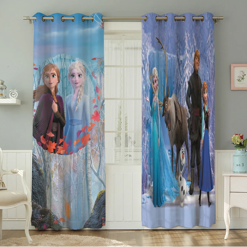 پرده نیروانا طرح  کودک مدل مخمل کد 8592 سایز 140×280 سانتی متر