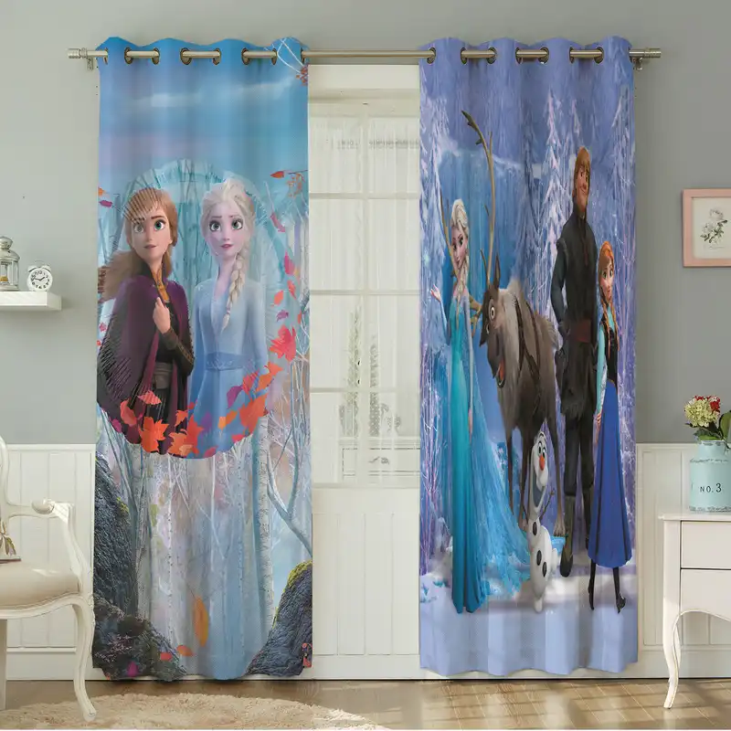 پرده نیروانا طرح کودک مدل مخمل کد 8592 سایز 140×280 سانتی متر