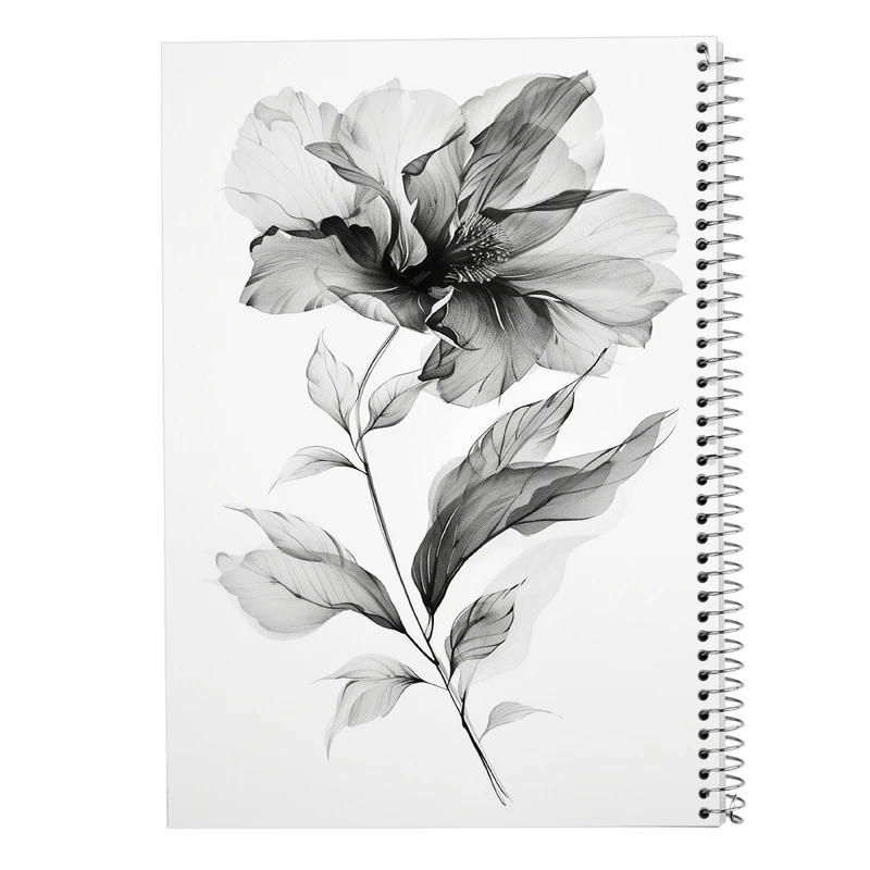 دفتر ژورنال نویسی 50 برگ مدوپد مدل نقطه ای طرح گل کد DF13895