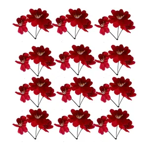 گل مصنوعی مدل شکوفه تیارا مجموعه 12 عددی