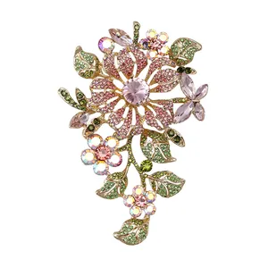 گل سینه زنانه شهر جواهر مدل SJ-BR023-C