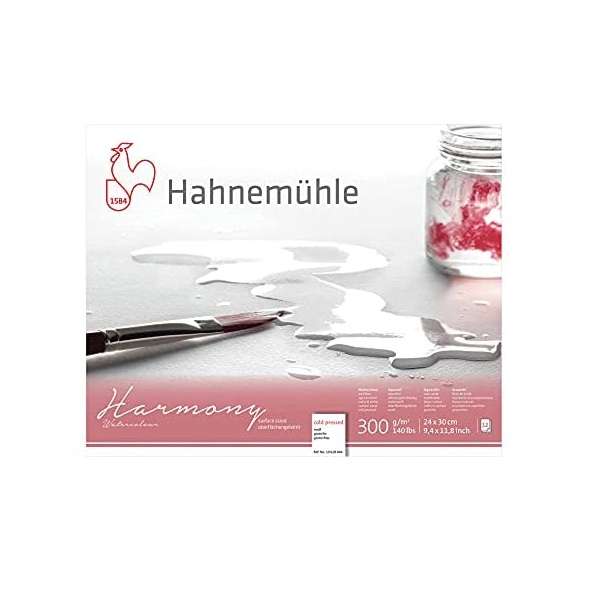 مقوا آبرنگ هانه موله مدل harmony سایز 30× 24 سانتی‌متر بسته 12 عددی