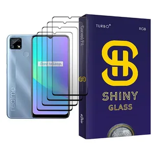 Atouchbo Shiny Glass MIX004 Screen Protector For Realme C25 Pack Of 4
