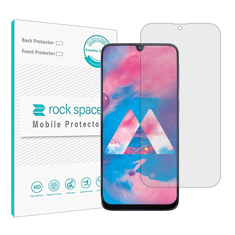 محافظ صفحه نمایش شفاف راک اسپیس مدل HyGEL مناسب برای گوشی موبایل سامسونگ Galaxy M30