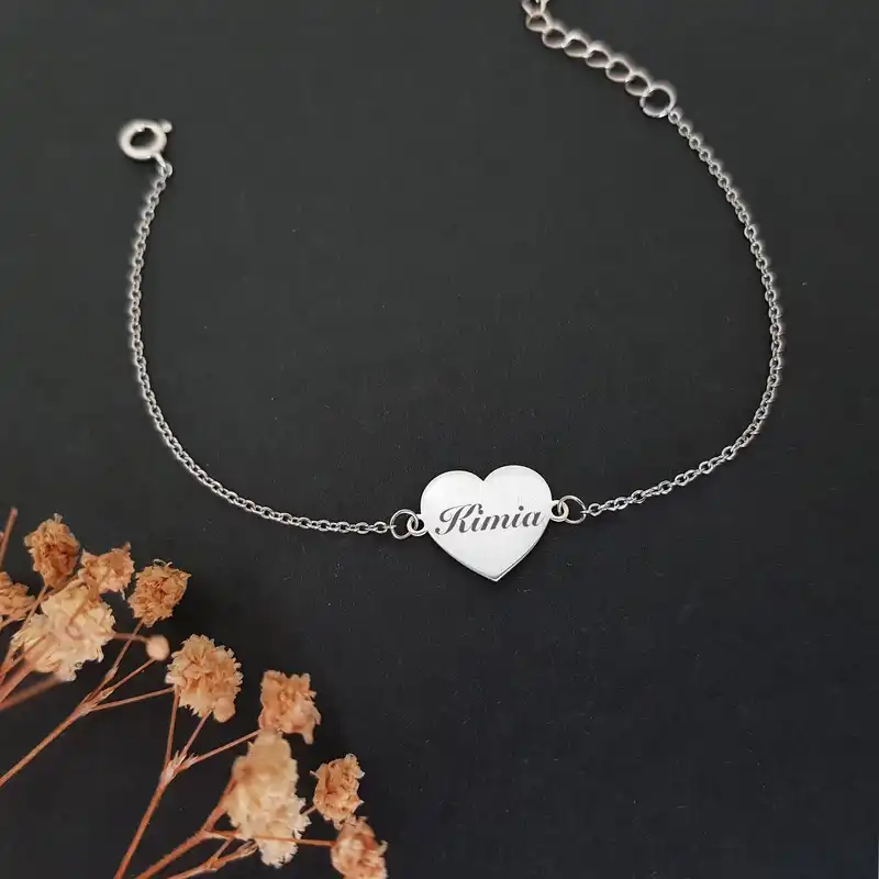 دستبند نقره زنانه ترمه ۱ مدل کیمیا کد DN 2060